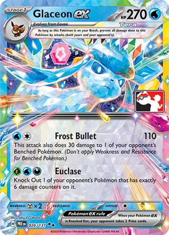 Glaceon ex - 026/131 card artwork