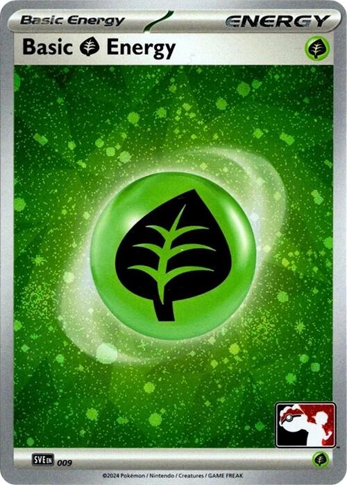 Basic Grass Energy - 009 (Cosmos Holo) card artwork