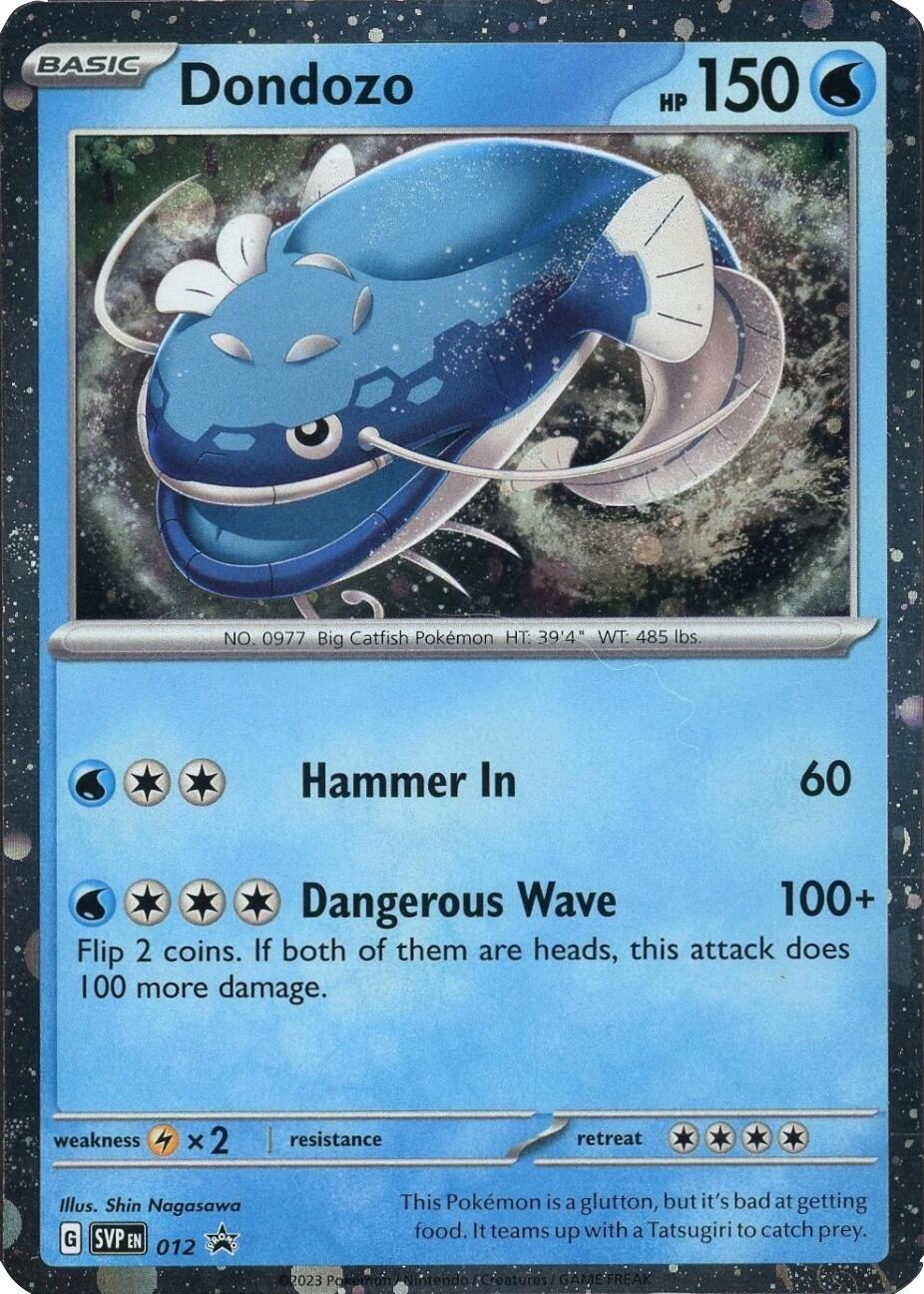 Dondozo - 012 (Cosmos Holofoil) card artwork