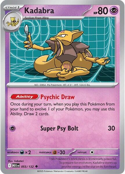 Kadabra card artwork