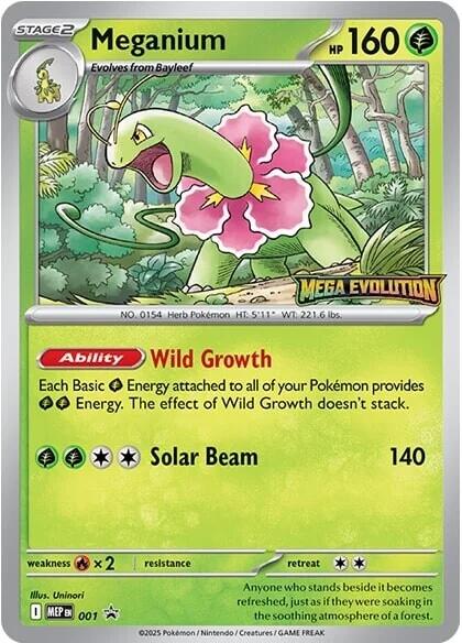 Meganium - 001 card artwork