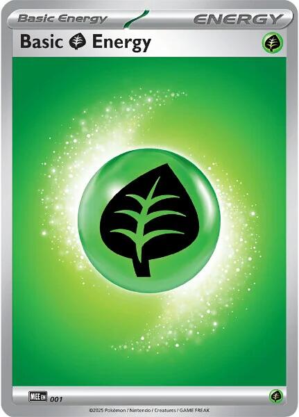 Basic Grass Energy - 001 card artwork