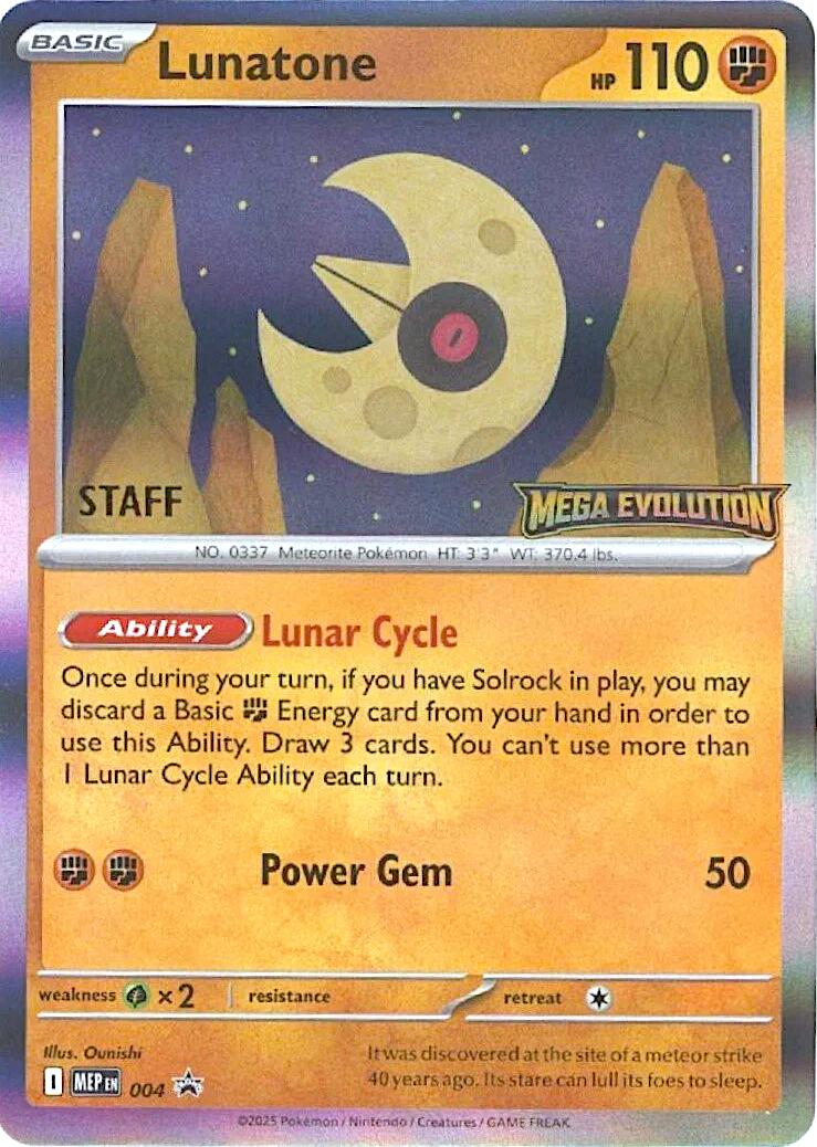 Lunatone - 004 [Staff] card artwork