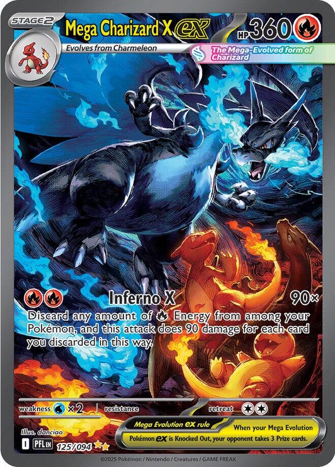 Mega Charizard X ex card artwork