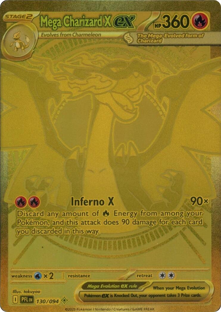 Mega Charizard X ex card artwork