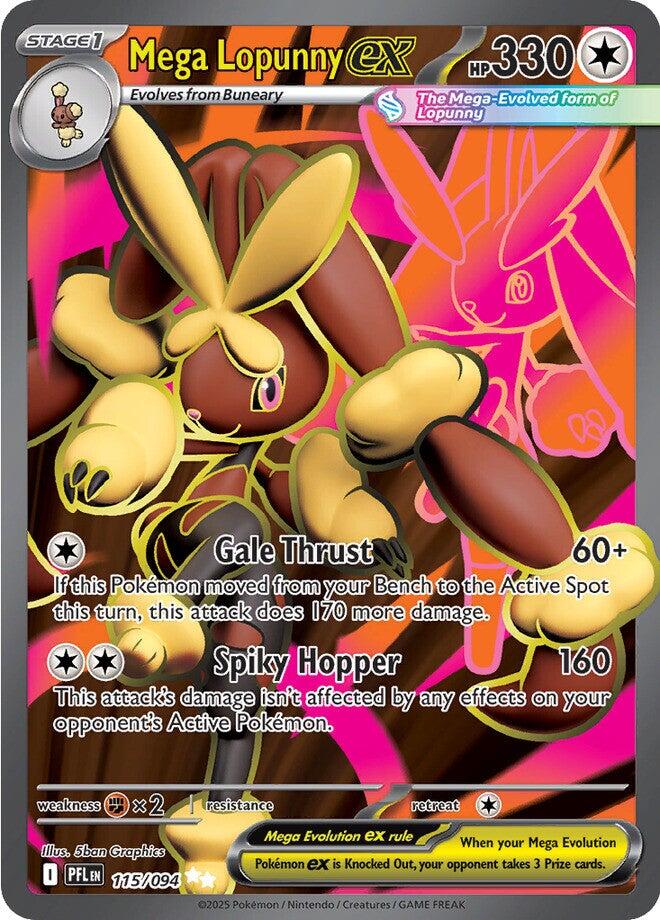 Mega Lopunny ex card artwork