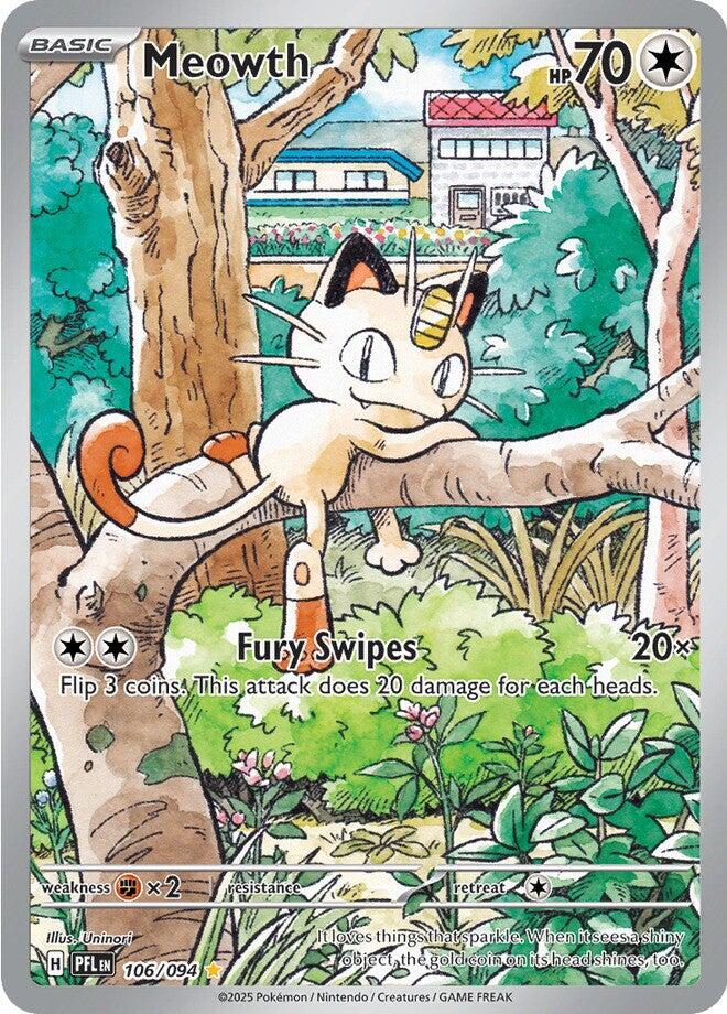 Meowth card artwork