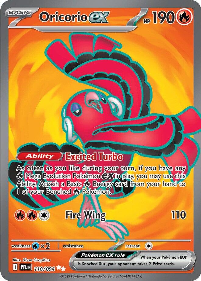 Oricorio ex card artwork
