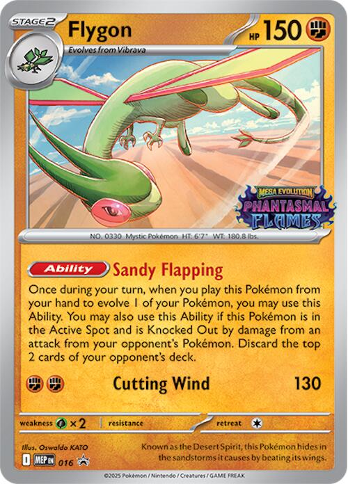 Flygon (Prerelease) card artwork