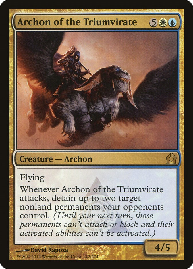 Archon of the Triumvirate - Return to Ravnica - Magic: The Gathering