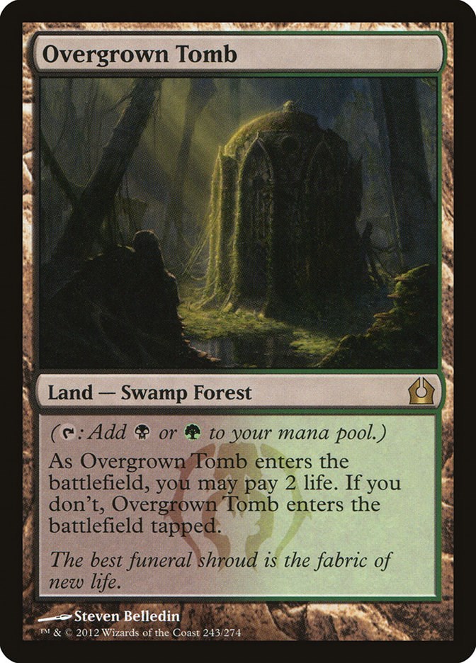 Overgrown Tomb - Return to Ravnica - Magic: The Gathering