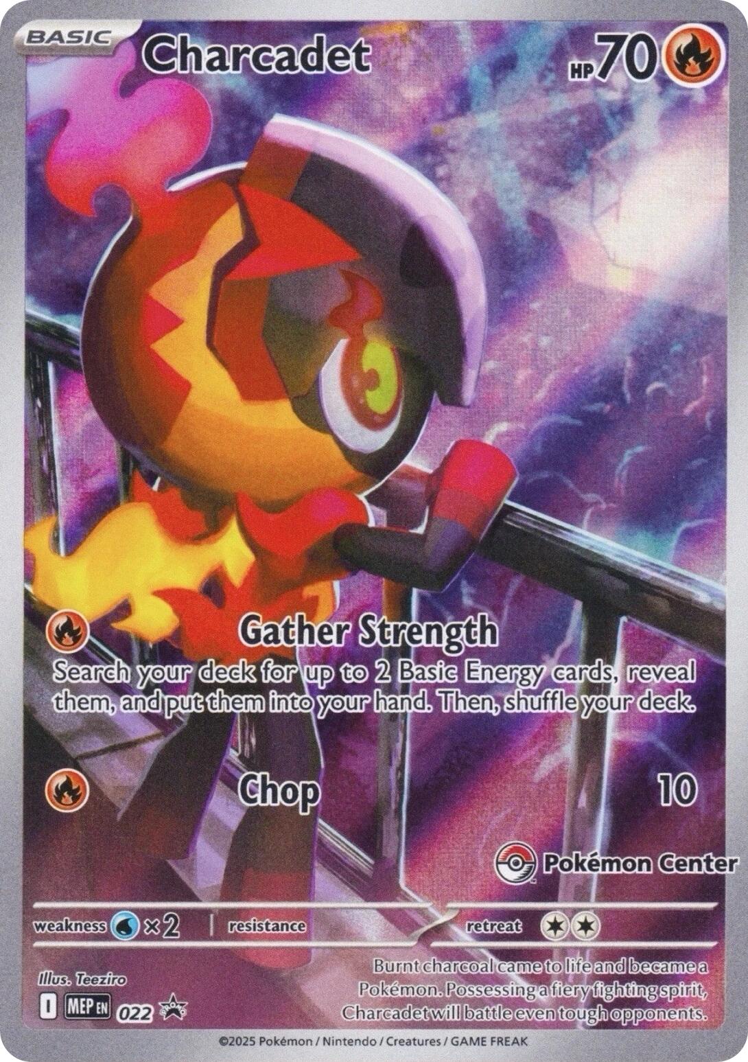 Charcadet - 022 (Pokemon Center Exclusive) card artwork
