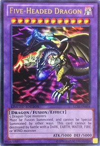 Limited Edition Card Yugioh Five-Headed Dragon 