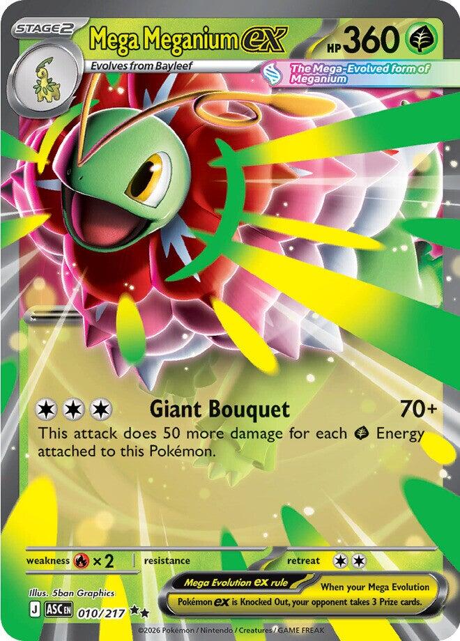 Mega Meganium ex card artwork