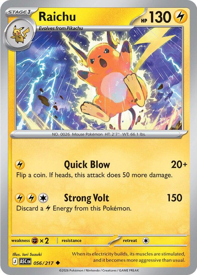 Raichu card artwork