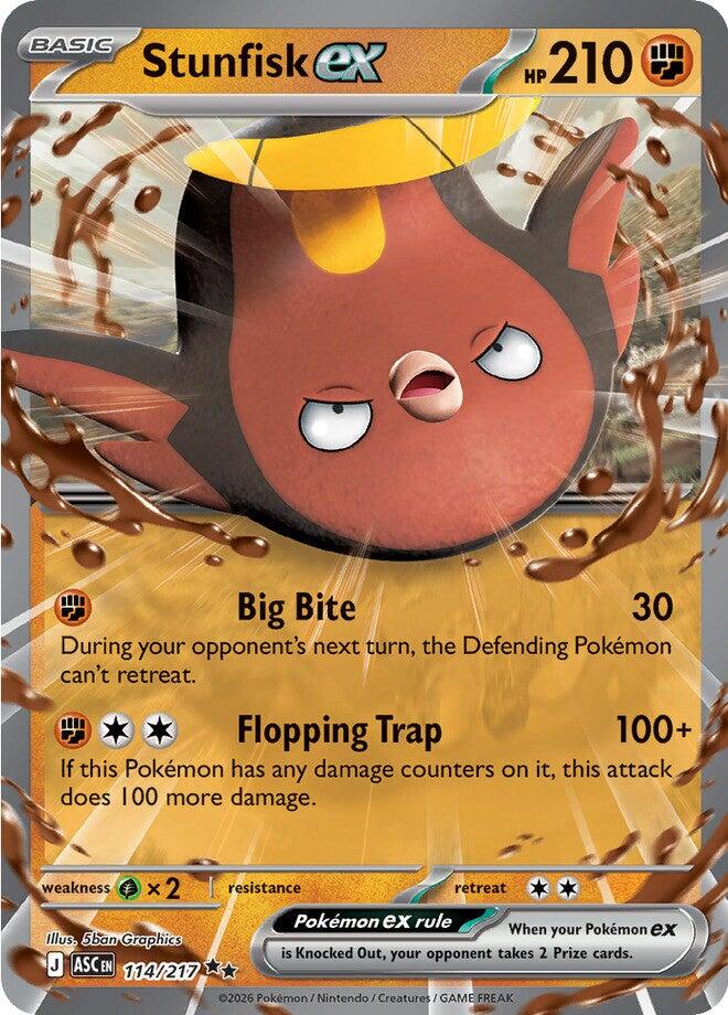 Stunfisk ex card artwork