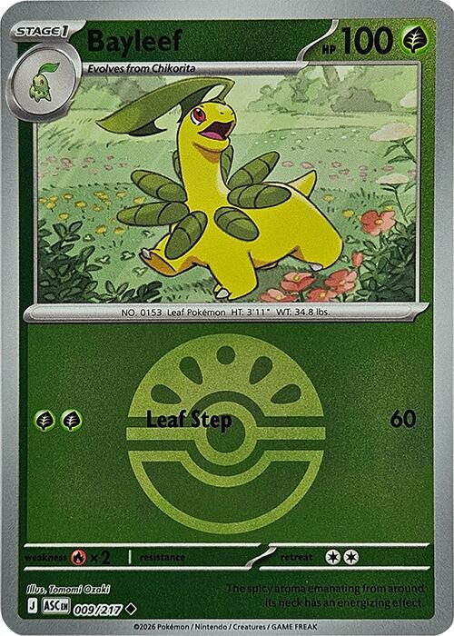 Bayleef (Friend Ball) card artwork