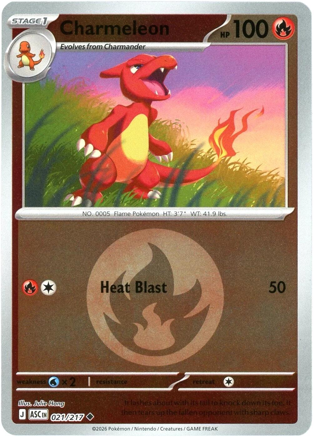 Charmeleon (Energy Symbol Pattern) card artwork