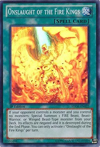  Yu-Gi-Oh! - Fire King Avatar Barong (SDOK-EN002) - Structure  Deck: Onslaught of the Fire Kings - 1st Edition - Common by Yu-Gi-Oh! :  Everything Else