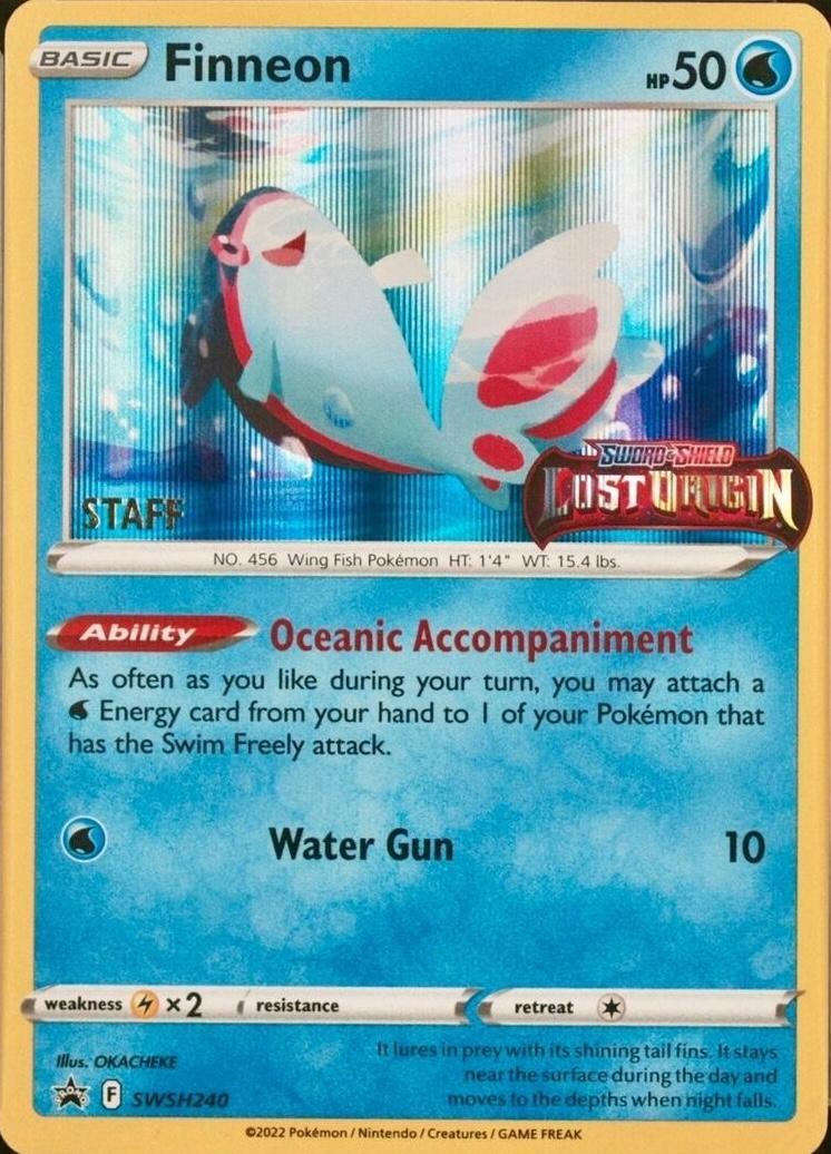 Finneon (SWSH Black Star Promos) — Pokémon TCG card