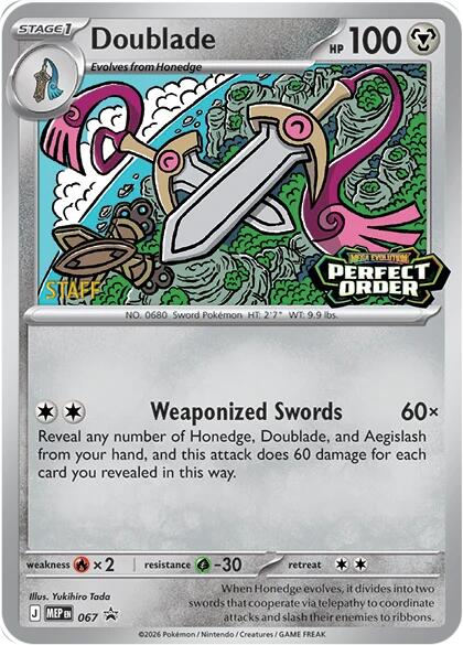 Doublade - 067 [Staff] card artwork