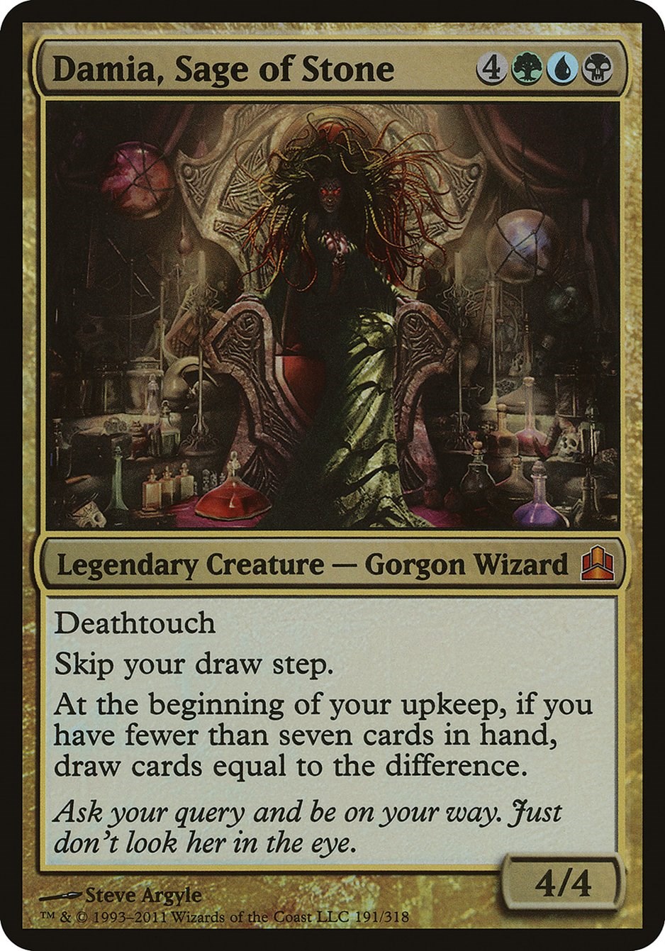 Damia, Sage of Stone (Oversized) - Oversize Cards - Magic: The Gathering
