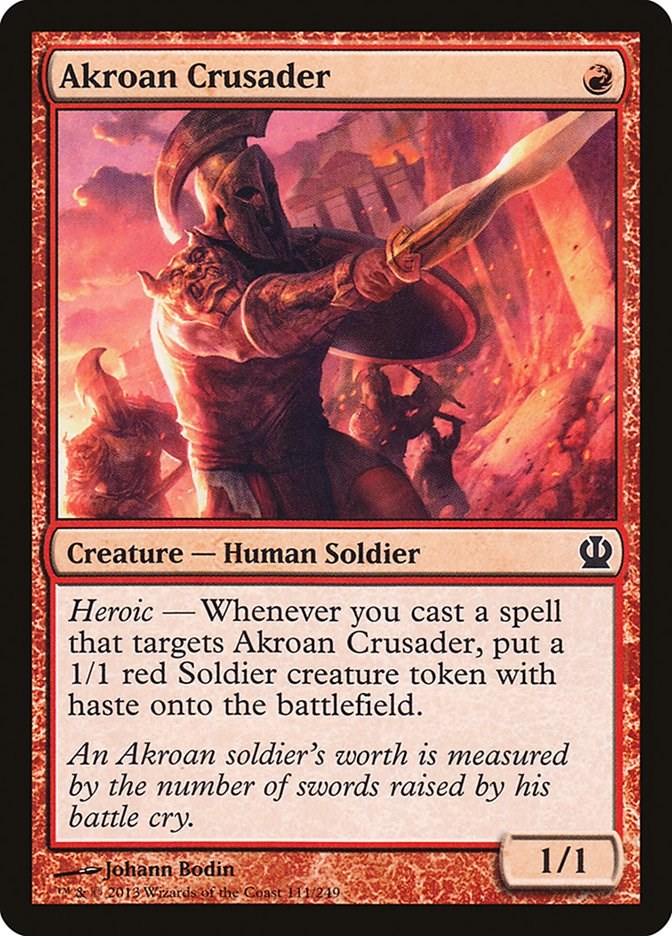 Akroan Crusader - Theros - Magic: The Gathering