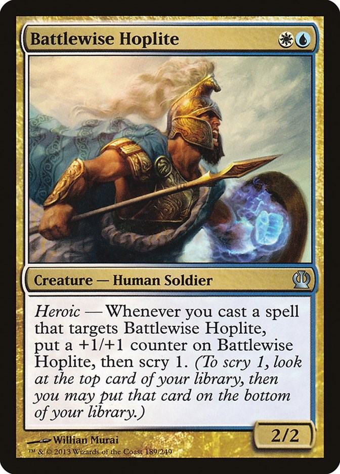 Battlewise Hoplite - Theros - Magic: The Gathering