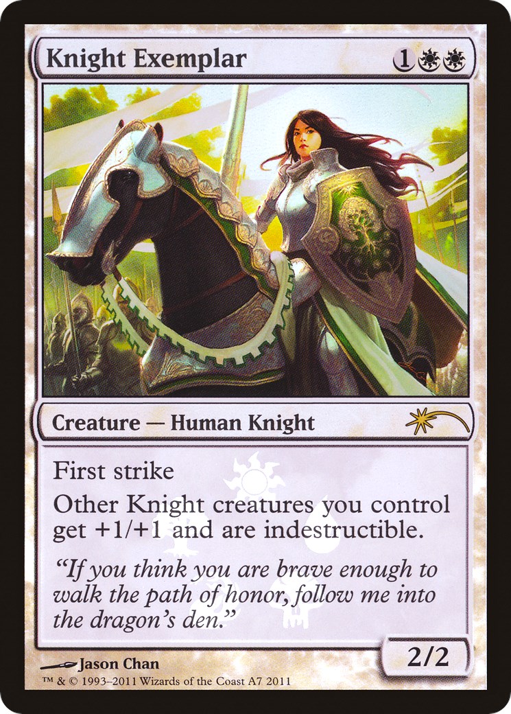 Knight Exemplar - Media Promos - Magic: The Gathering