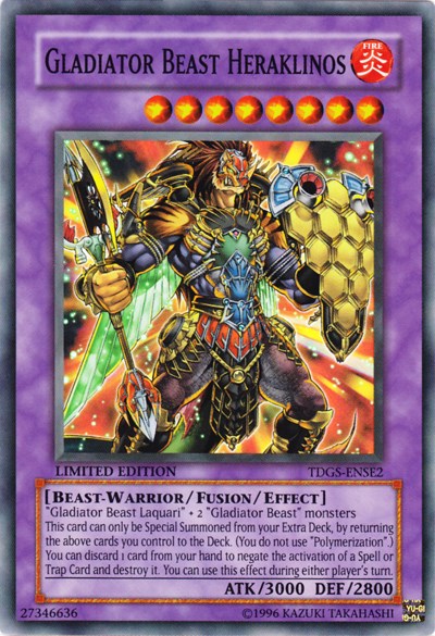 Gladiator Beast Heraklinos - The Duelist Genesis - YuGiOh