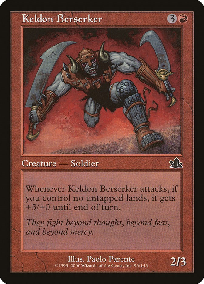 Magic The Gathering - Keldon Firebombers (Bombardieri Di Keld) - Set Prophecy, Rara