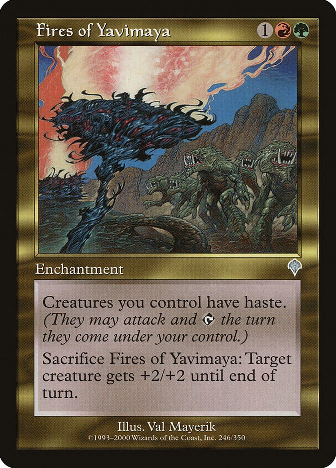 Fires of Yavimaya Invasion Magic The Gathering