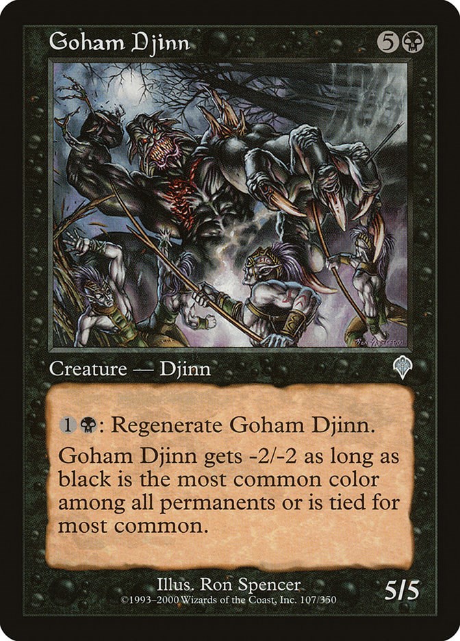 Goham Djinn - Invasion - Magic: The Gathering