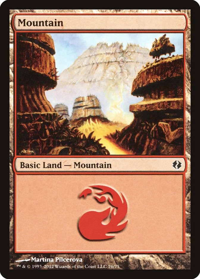 Mountain (76) - Duel Decks: Venser vs. Koth - Magic: The Gathering