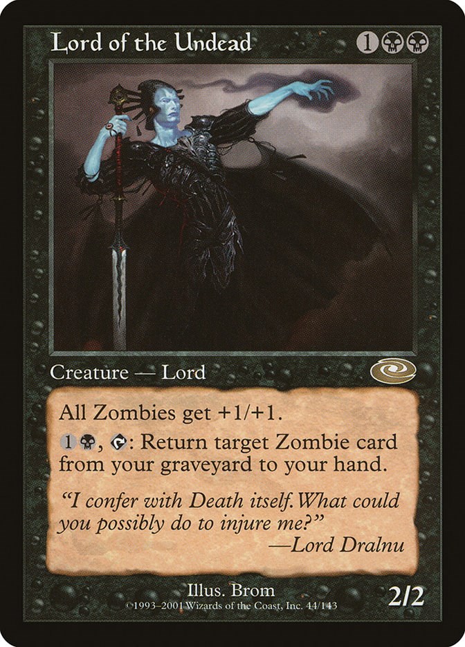 Lord of the Undead Planeshift Magic The Gathering