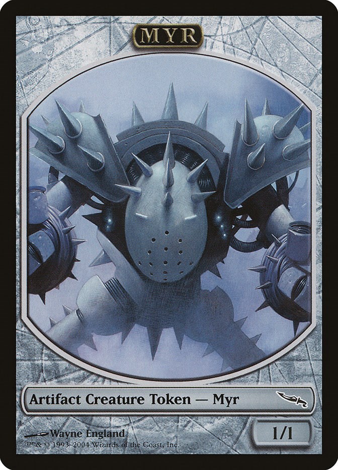 Myr Token (Mirrodin) - Magic Player Rewards - Magic: The Gathering