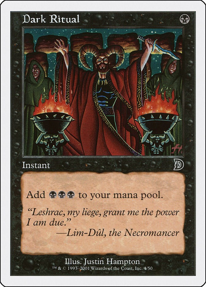 Dark Ritual - Deckmasters Garfield vs Finkel - Magic: The Gathering