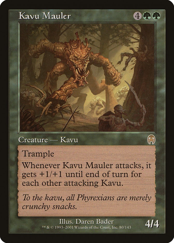 Kavu Mauler Apocalypse Magic The Gathering