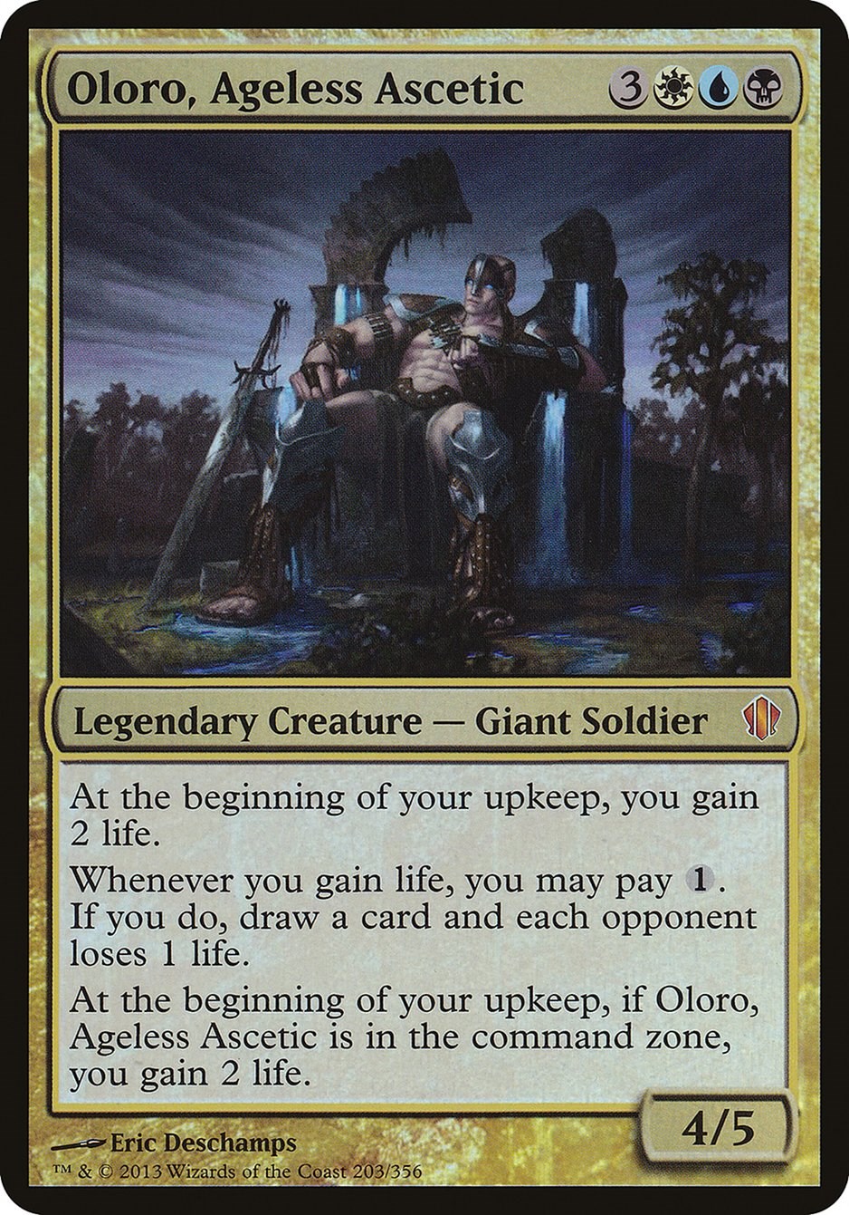 Oloro, Ageless Ascetic 2013) Oversize Cards Magic The