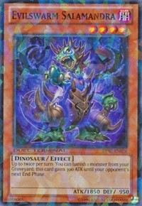 Yu-Gi-Oh! Evilswarm Salamandra DT07-EN076 - Duel Terminal 7B Parallel Rare Dark Dinosaur Effect Monster