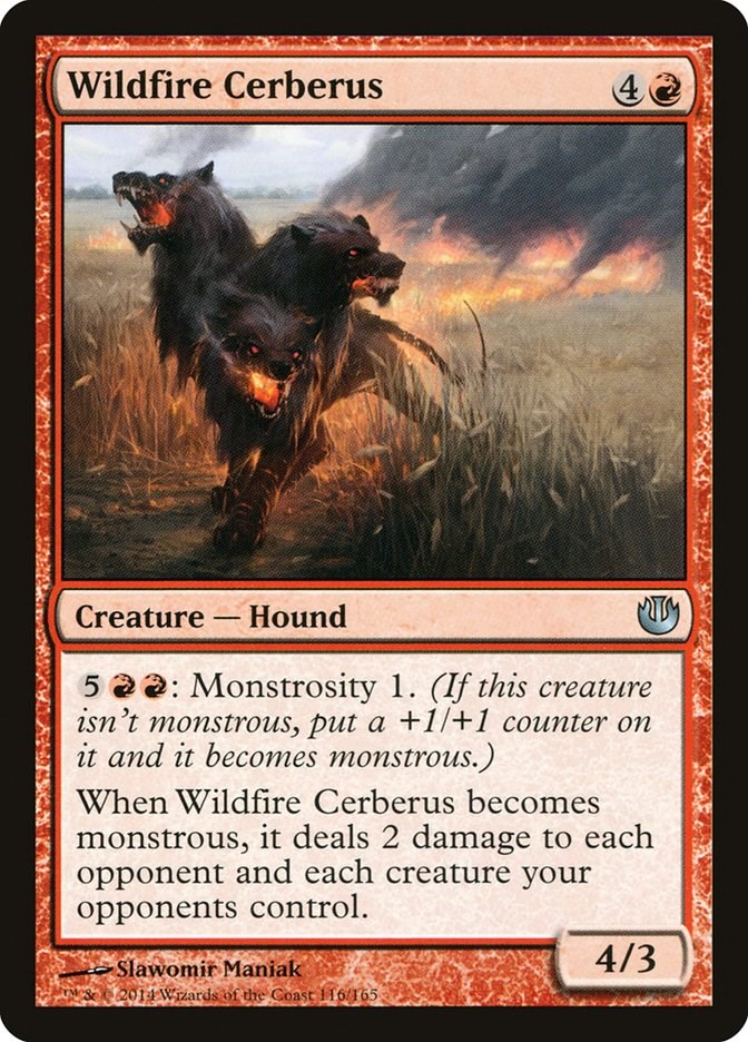 Wildfire Cerberus - Journey Into Nyx - Magic: The Gathering