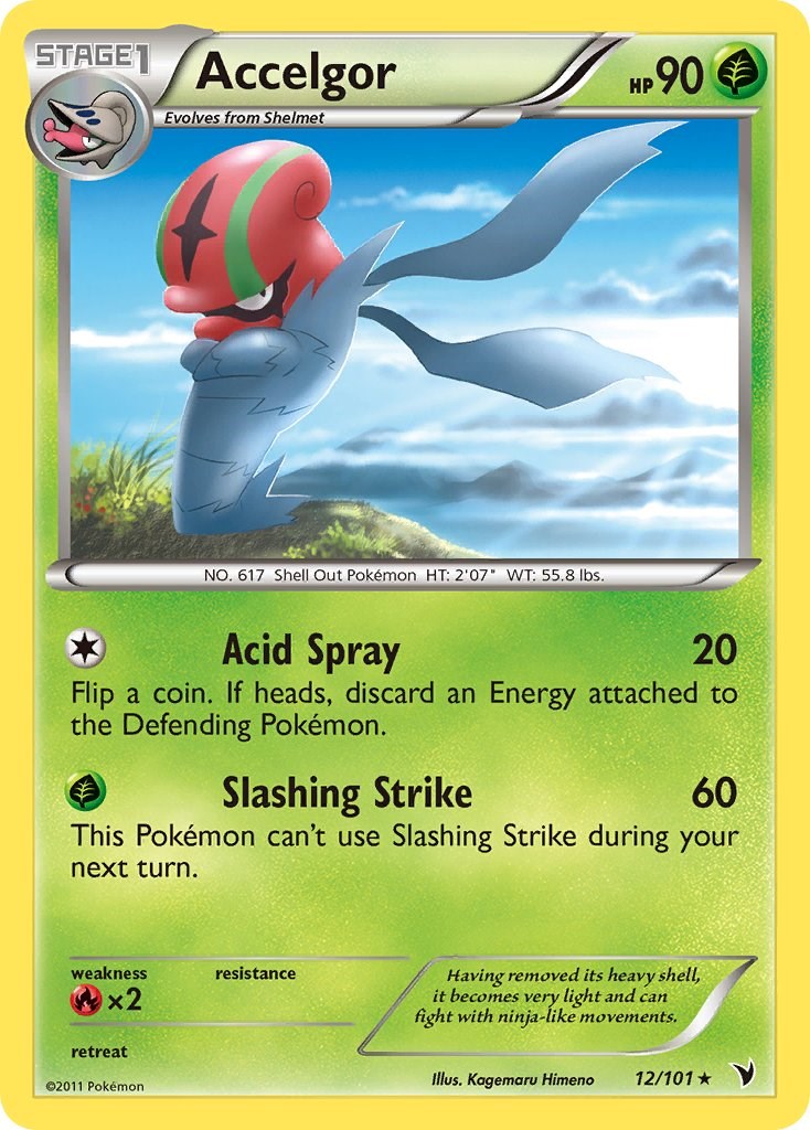 Accelgor card artwork