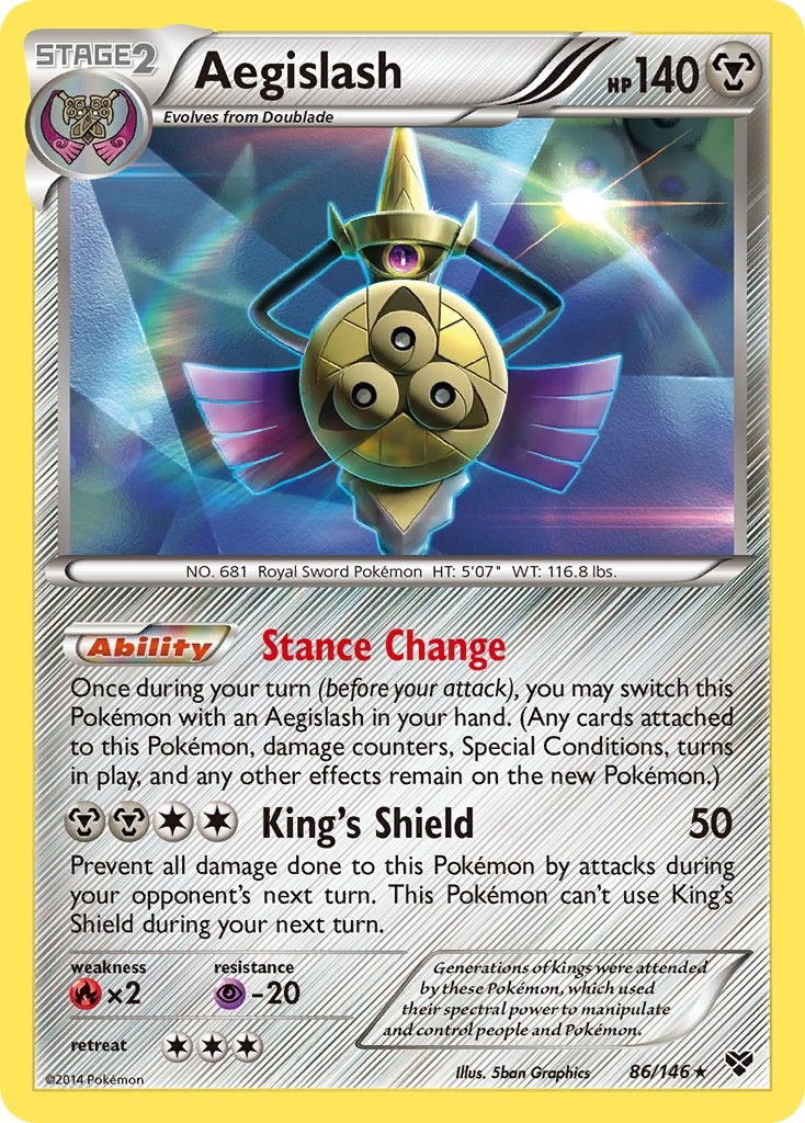 Aegislash (86) - XY Base Set - Pokemon