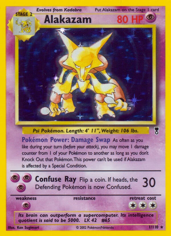 Check the actual price of your Alakazam Topps Pokemon card on