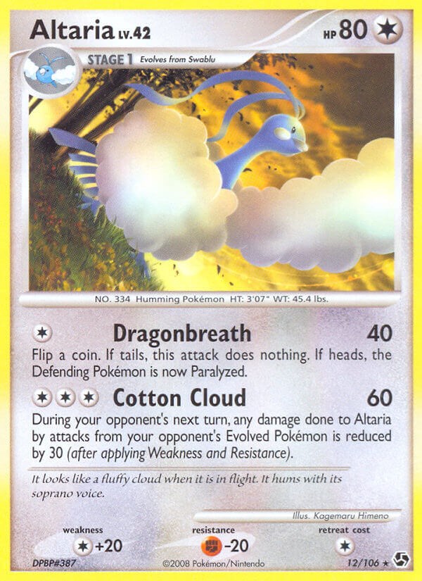 Altaria card artwork