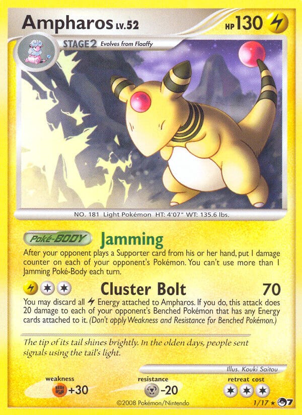 Ampharos card artwork