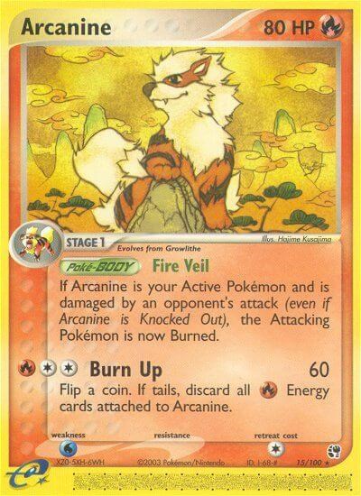 Arcanine card artwork