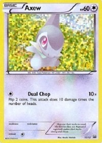 Axew card artwork