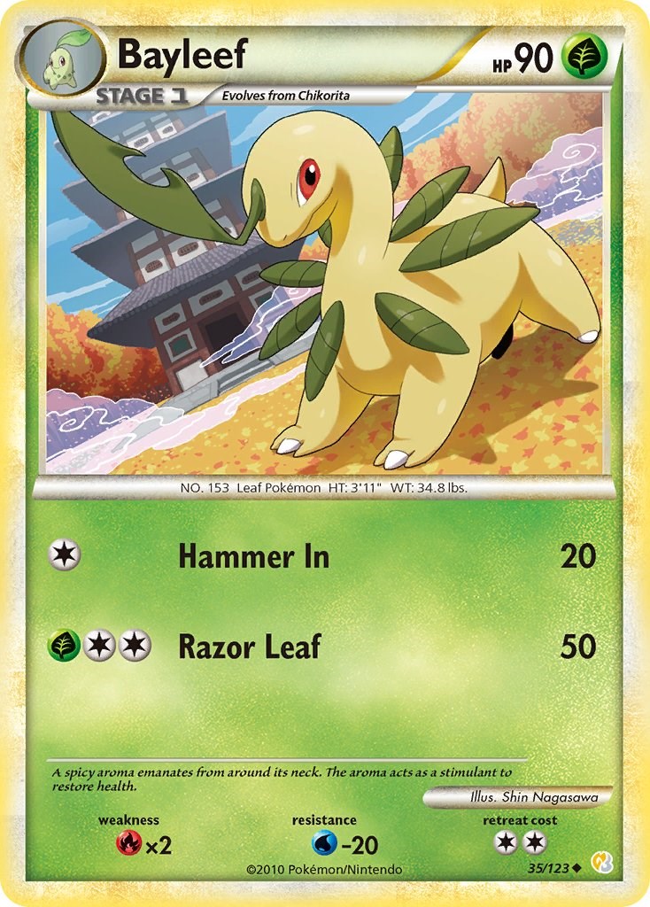 Bayleef HeartGold SoulSilver Pokemon   83748 