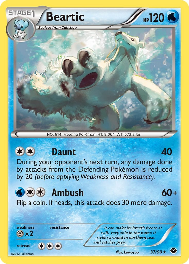 Beartic card artwork